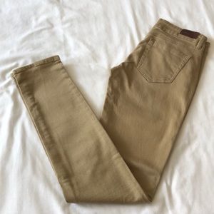 Beige/tan skinny jeans